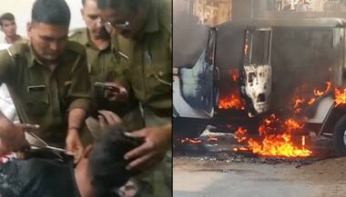 Hooligans set ablaze camper in Rajasthan with two people in it