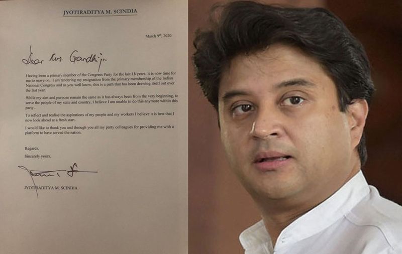 Jyotiraditya Scindia resigns from Congress afte meeting Modi