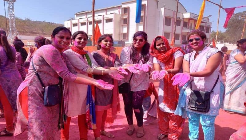 Holi Festival Celebrate at Jamakhandi in Bagalkot District