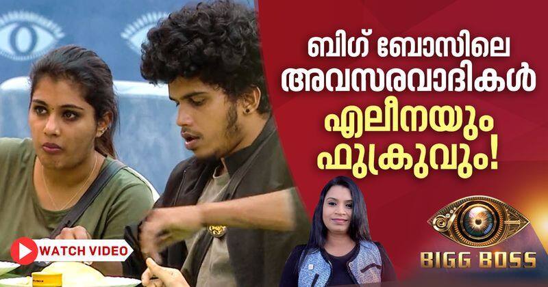 similarities between alina and fukru in biggboss malayalam season 2 review by sunitha devadas