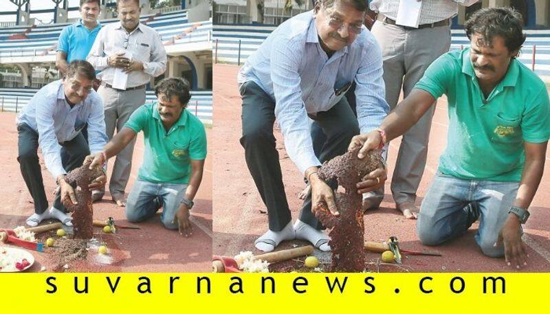 Officials Haste Delays Track Work in Bengaluru Sree Kanteerava Stadium