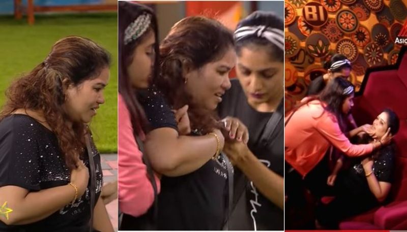 daya aswathy  hospitalised followed by reshma in bigg boss house