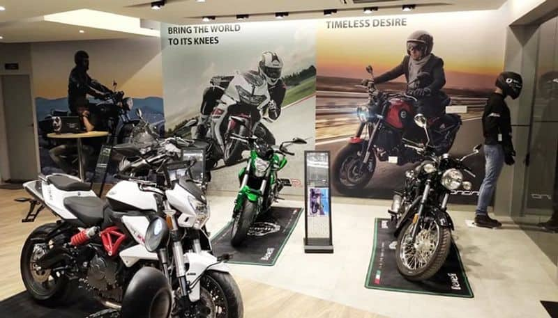 Benelli's exclusive bike showroom started in mahabubnagar