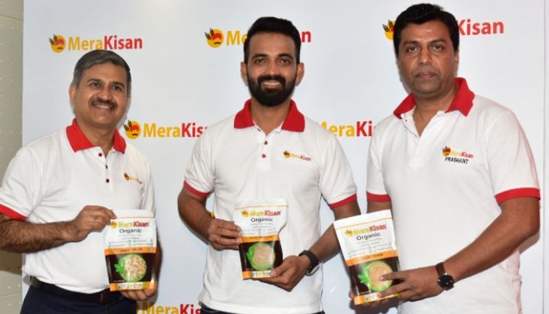 Ajinkya Rahane begins new partnership with MeraKisan