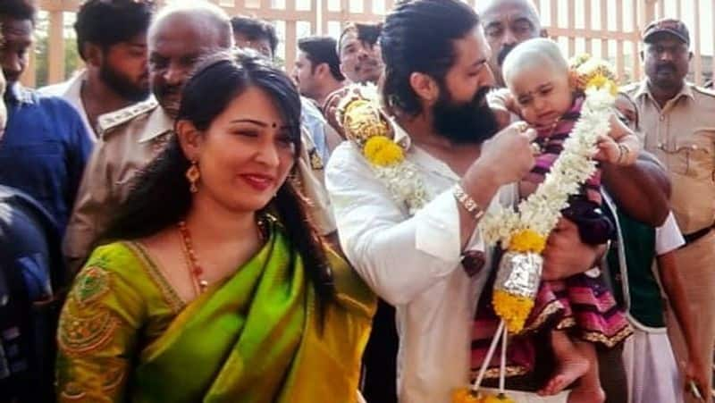 KGF Chapter 2 star Yashs daughter calls him rocky bhai video goes viral