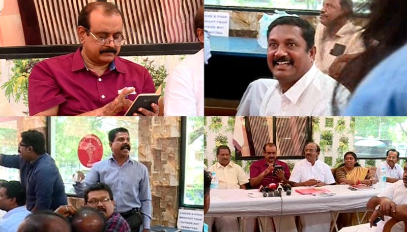 press meeet of tp senkumar ends in boycott