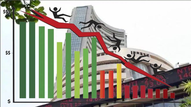 Sensex ends 3,000 points lower