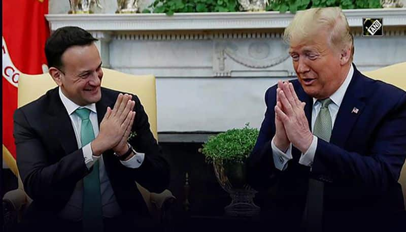 President Trump prefers 'Namaste' over handshake with Irish PM amid COVID-19