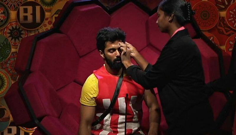 sujo got injured while captaincy task in bigg boss 2