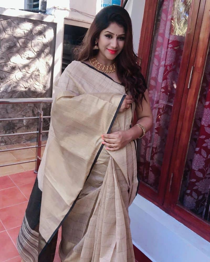 Serial Actress Alya Manasa Post Beautiful Saree Photos in instagram