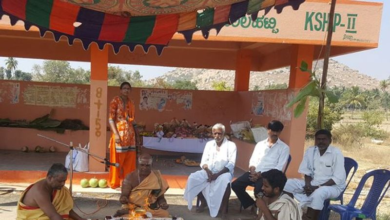 Special Pooja for Control  of Coronavirus in Vijayapura