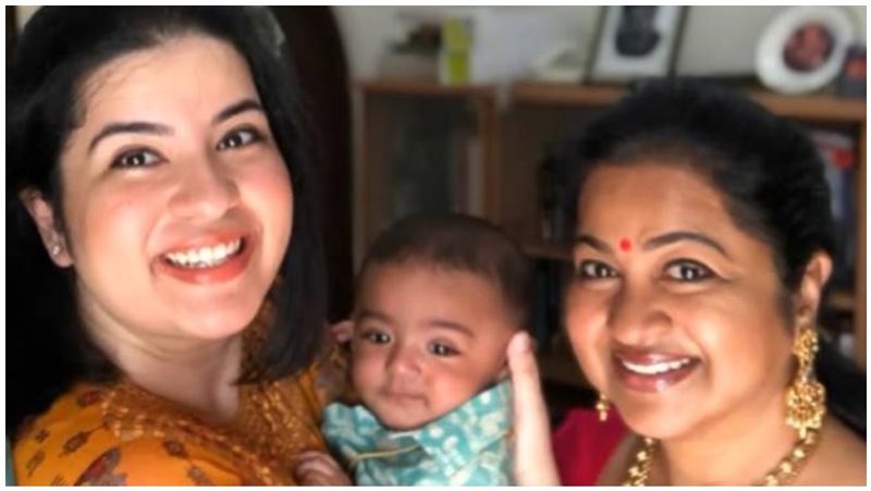 radhika daughter rayane mithun ready for second baby photo goes viral