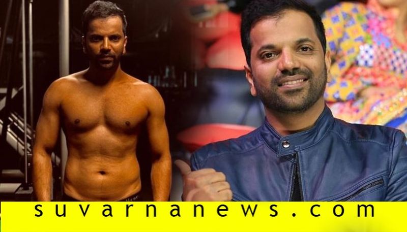 Actor Sathish Ninasam 6 pack viral on social media