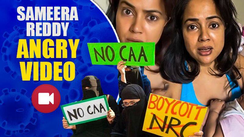 Actress Sameera reddy releases an angry video.