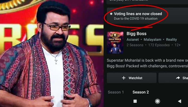 bigg boss closed voting lines due to covid 19