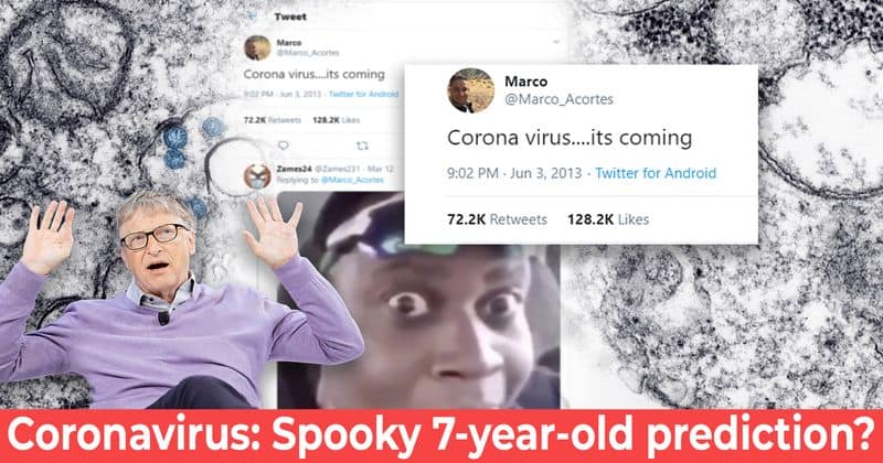 7-Year-Old Coronavirus Prediction On Twitter Has Spooked The World