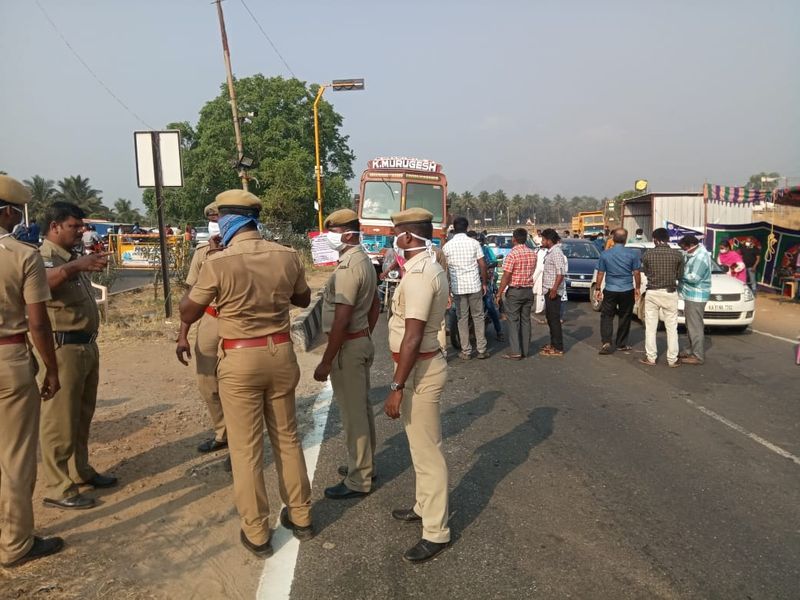 DC R Girish talks Over check post in Hassan district