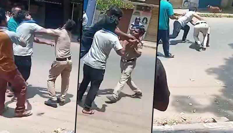 Virus Viral: SI Mercilessly Beating Youngster, Suspended