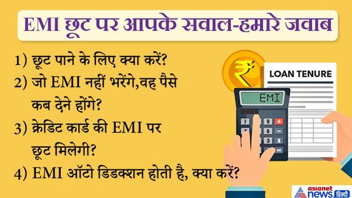 कोरोना@काम की खबर: 3 महीने तक नहीं देना होगा EMI, सवाल जवाब में समझें क्या हैं इसके मायने