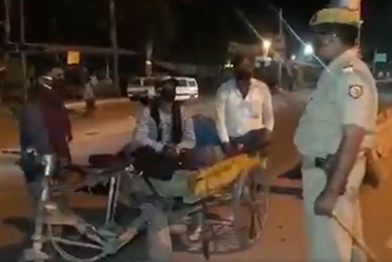 Coronavirus Lock down labour fit scooter engine to cycle rickshaw and reach home 1200km