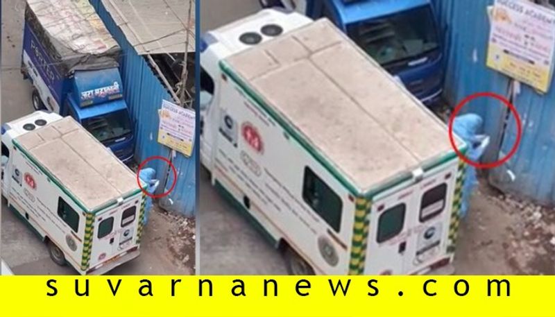 Ambulance Staff Throw Hand Gloves On Public Road While Coming To Pick Coronavirus Suspects in Mumbai