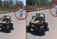 Karnataka: MLA plays with grandson on roads instead of staying indoors during lockdown