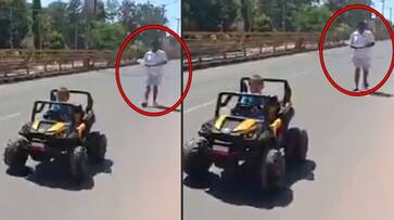 Karnataka: MLA plays with grandson on roads instead of staying indoors during lockdown