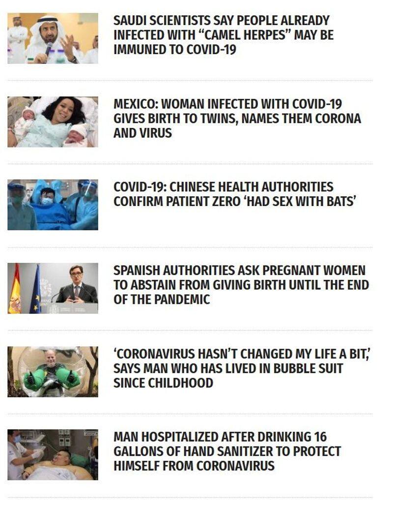 Fact Check Site Invents Story About COVID 19 Patient Zero Having Sex With Bats