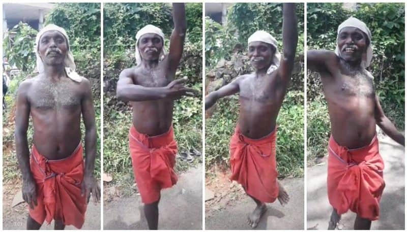 viral video of man dancing