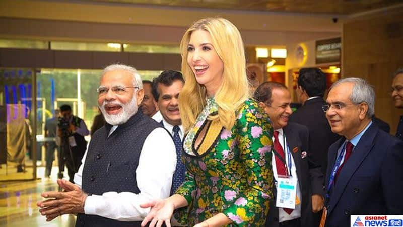 America President Donald Trump Daughter ivanka trump responds on pm modi yoga nidra aasan