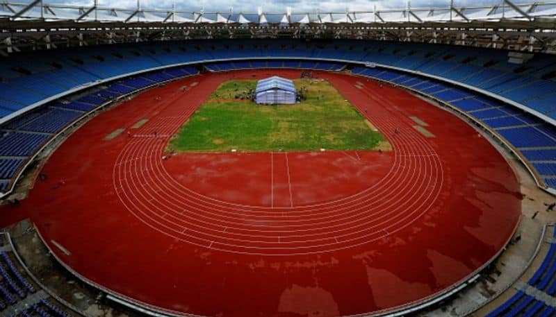 Pandal Collapse at Jawaharlal Nehru stadium Delhi 8 injured admitted to AIIMS Hospital ckm