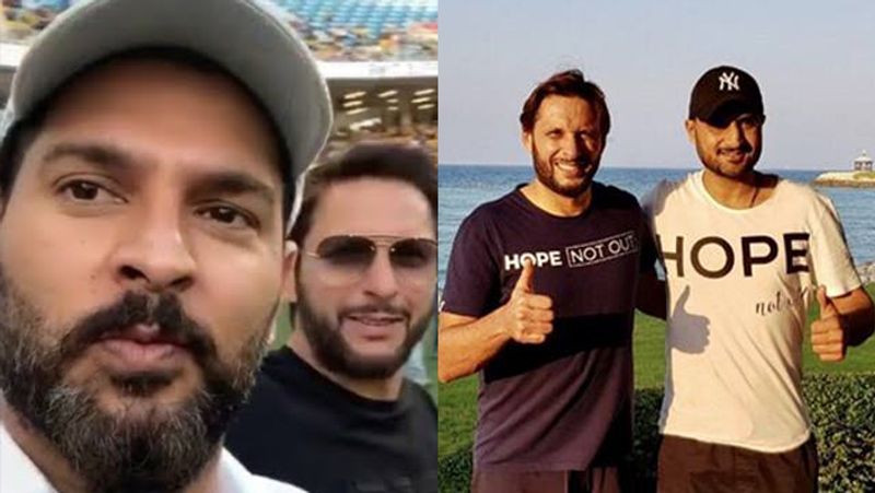 Coronavirus Twitterati blast Yuvraj Singh Harbhajan Singh supporting Shahid Afridi foundation