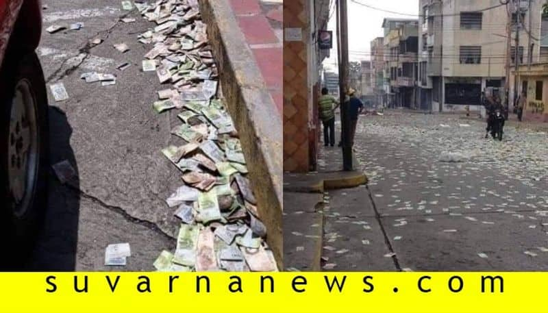 Fact Check Did Italians Throw Away Currency Notes On Road