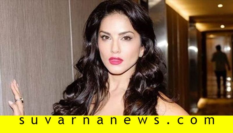 Bollywood actress Sunny leone poses in half naked on horse