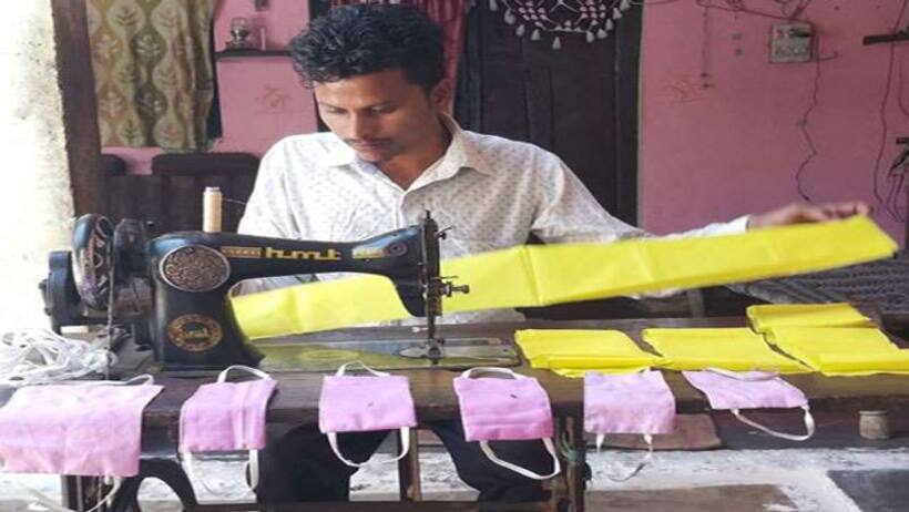 Corona warrior: Specially abled tailor stitches masks, distributes them for free to help poor