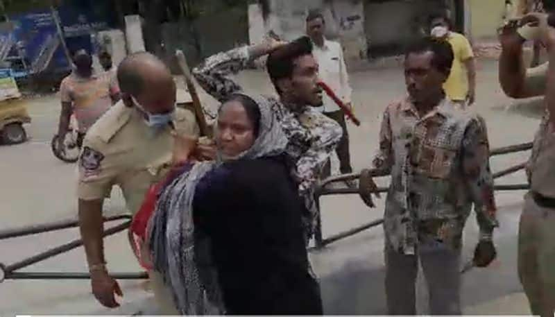 coronavirus: mother and son attack on police constable in moulali