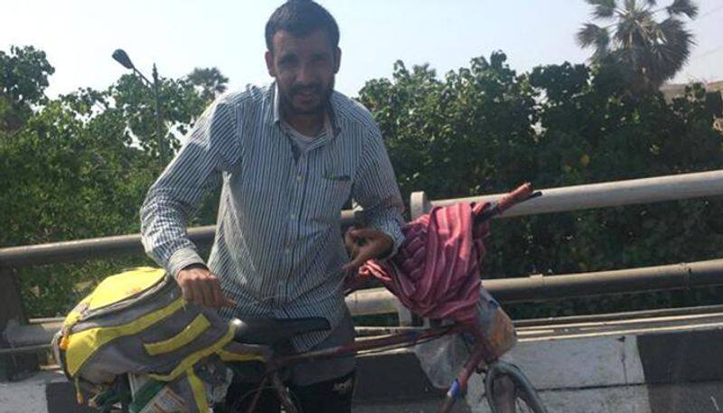 Mumbai Watchman is Cycling 2,100 km to J&K's Rajouri to be With His Ailing Father