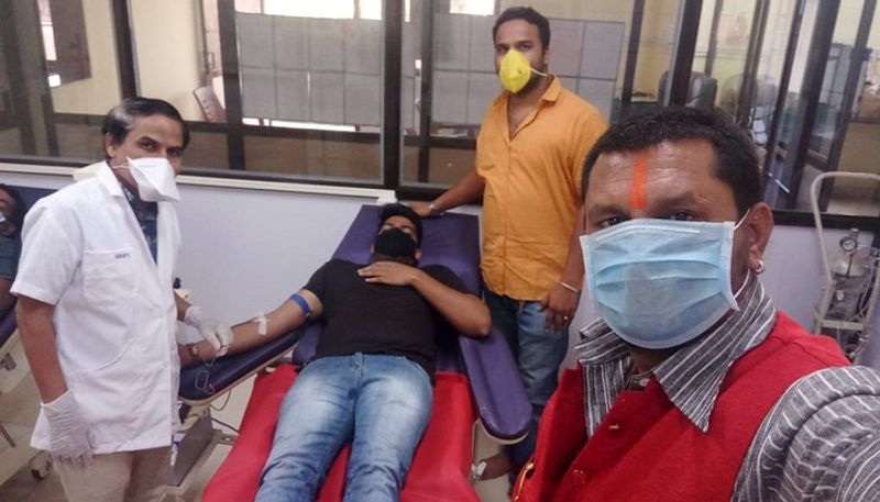 Blood Donation Camp Held at Hubballi