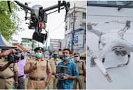 Corona havoc: drones are monitoring in Bihar