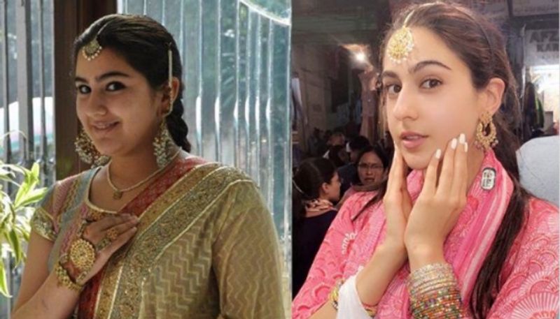 Sara Ali khan shares flashback photo says something never change