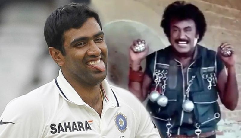 Watch Ashwin shares video Rajinikanth asks fans learn fielding from actor