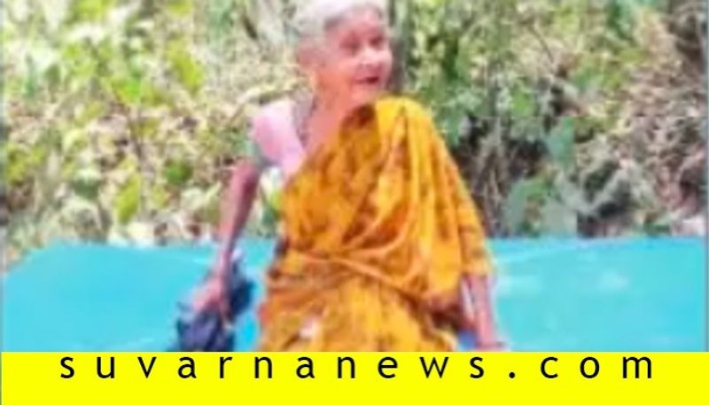 70 old grandma walks 16 km to get her medicine in Mangalore