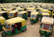 Taxi auto-rickshaw are returning to their original place