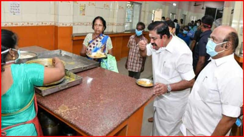 Salem Admk will distribute free food for people in Amma Canteens, says cm palani samy