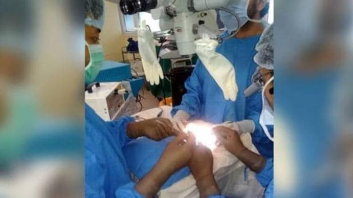 Doctors add ASI's chopped hand in seven and a half hour operation , Nihang Sikhs attacked with sword in Punjab kps