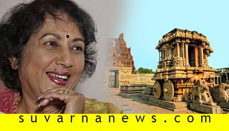 Kannada veteran actress Jayanthi and son stuck in Hampi lockdown