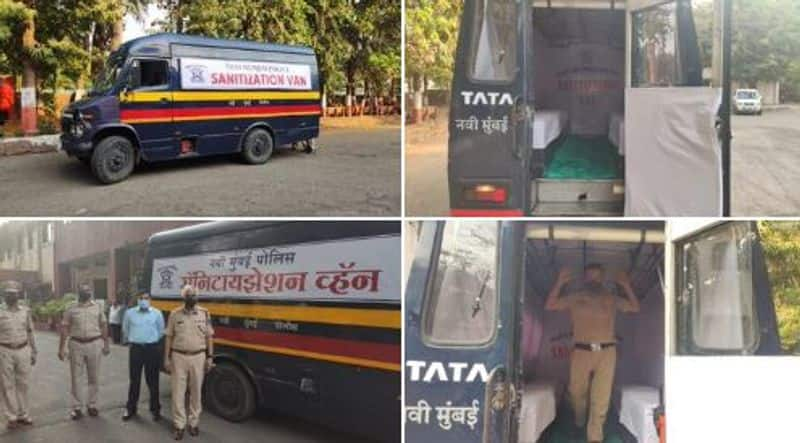 Mumbai Police Vans Turn Into Sanitisation Units in mumbai city