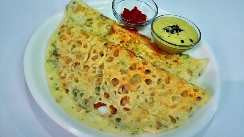 easy and tasty coconut rava dosa recipe in tamil mks