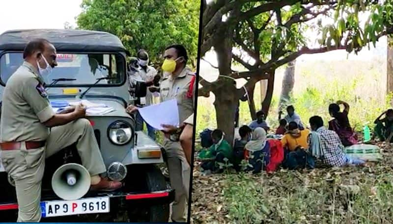 Coronavirus lockdown: Traffic police seize goods vehicles carrying labourers in Andhra Pradesh