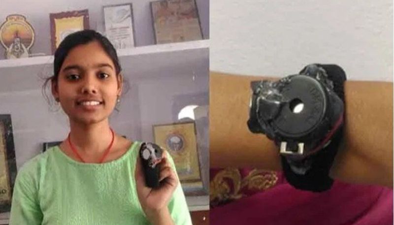 Karimnagar Girl Made Coronavirus Alert Watch